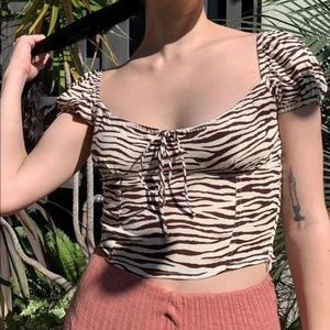 Motel Mazu Cropped Top